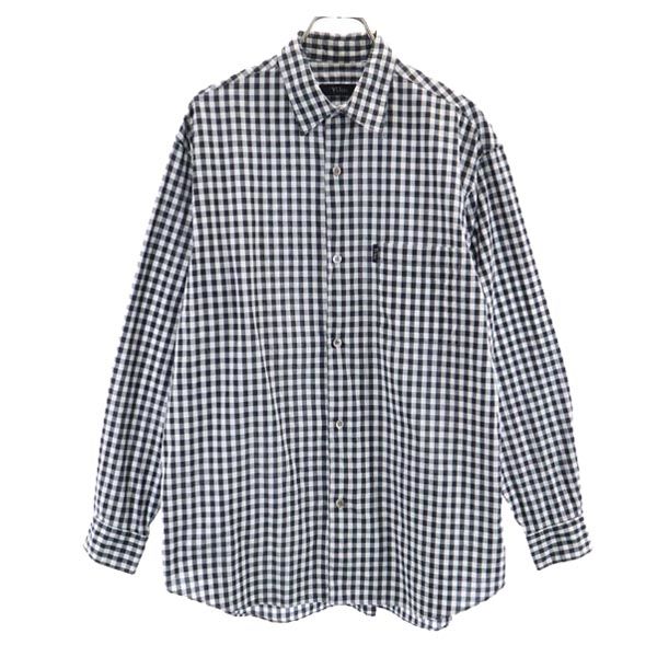 

Y s bis сделано в Японии Рубашка с длинным рукавом Черная Мужская Б/У