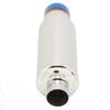 Car Exhaust Muffler Stainless Steel Exhaust Silencer 2in Inlet 3in Outlet Universal for Automobile