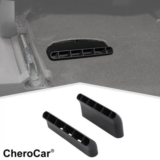 Car Under Seat Rear Air Outlet AC Vent Decor Cover For 2014-19 Silverado Sierra