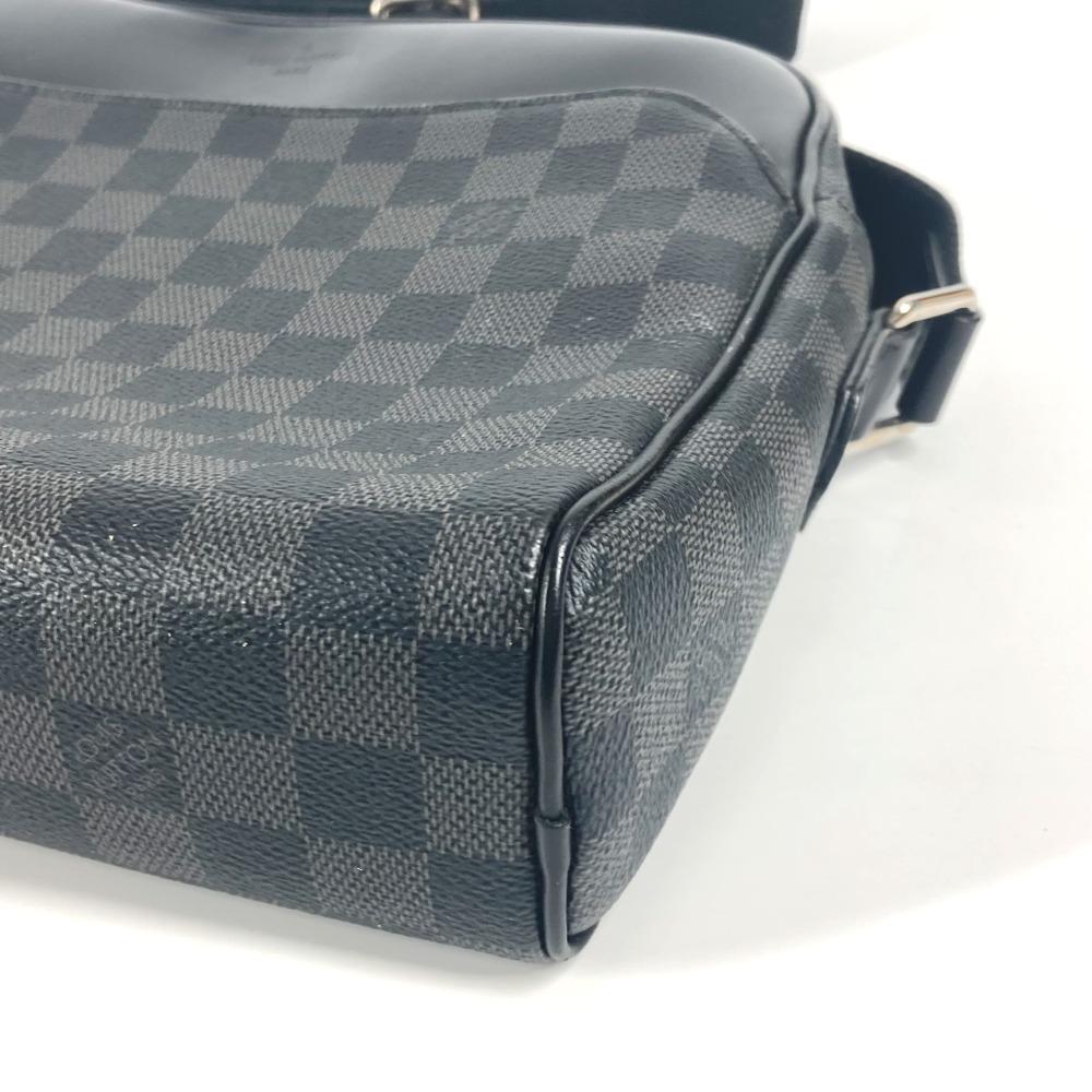 Louis Vuitton N41408 Damier Graphite Dayton PM Messenger Shoulder Bag Black