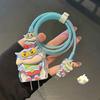 3D Crayon Shin-Chan Charger Data Cable Protector Case Winder Kits For Iphone Ipad 18W 20W Protective Cover Data Line Anti-Break