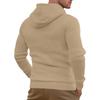 Men's Knit Hooded Long Sleeve Sweatshirt Casual Pullover