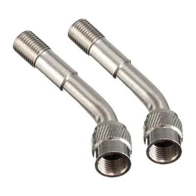 SAUTOP 2Pcs 90 Degree Tyre Valve Extension Adaptor Motorcycle Car Tire Stem Extender