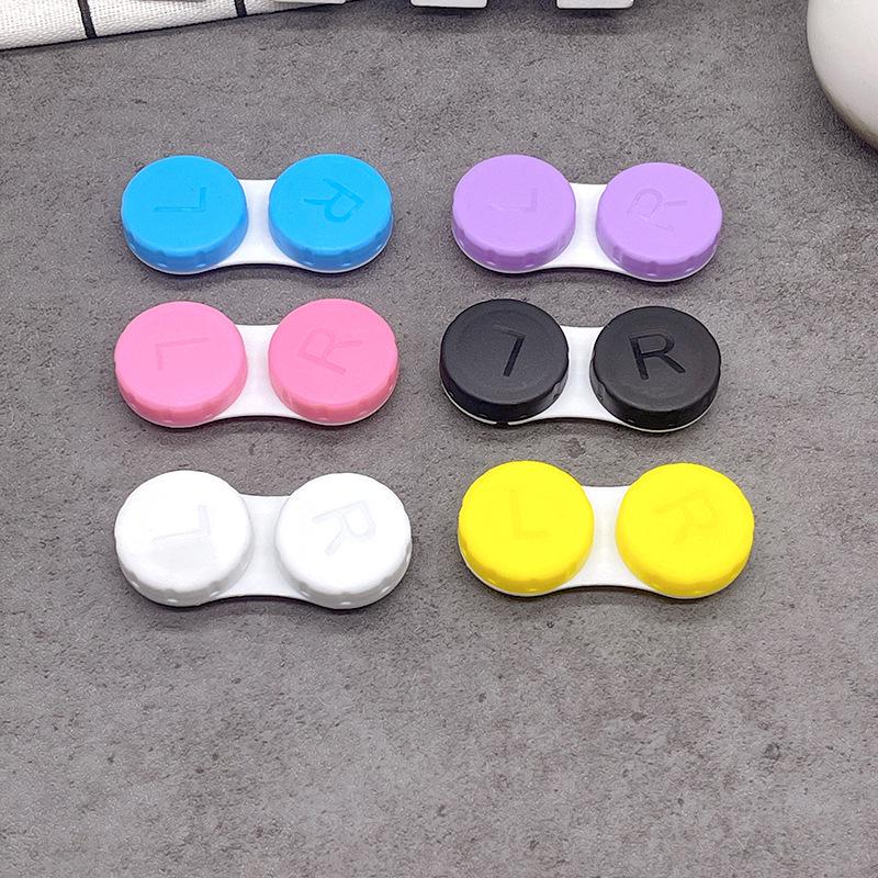 Candy Color Double Contact Lens Storage Case