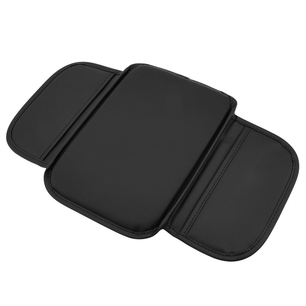 Universal Car Center Console Cover Soft Cushion Leather Material Leather Armrest Cover Durable Comfortable Protective Cushion