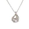 4℃  Necklace K18 White Gold/diamond Women