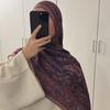 Ethnic Style Knit Scarf With Tassels For Women Warm Sunshade Dustproof Allseason