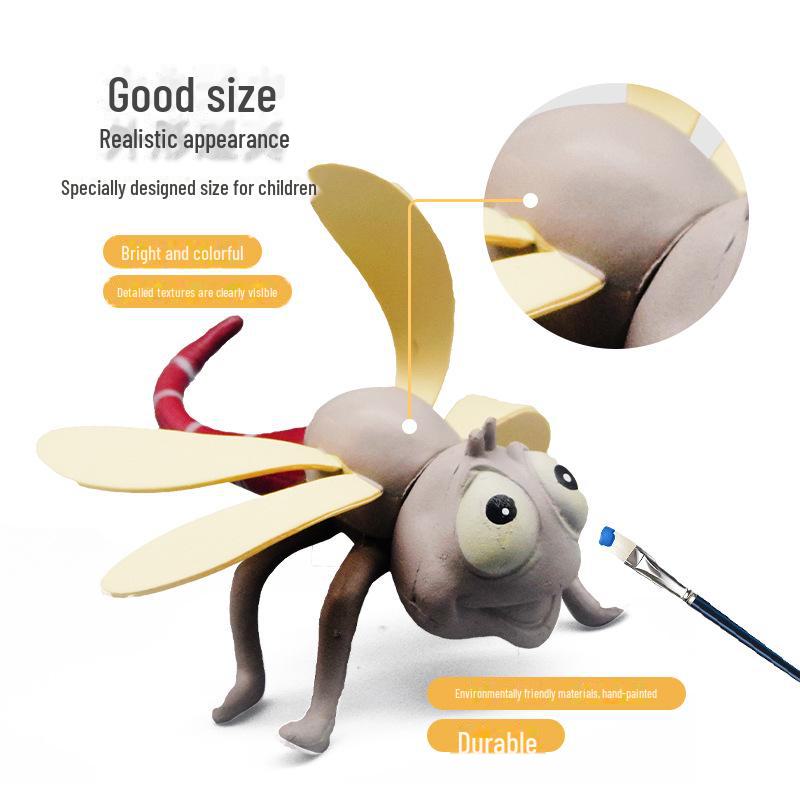 Jurassic Dinosaur & Insect Simulation Models: Ladybug, Dragonfly, Marine Creatures
