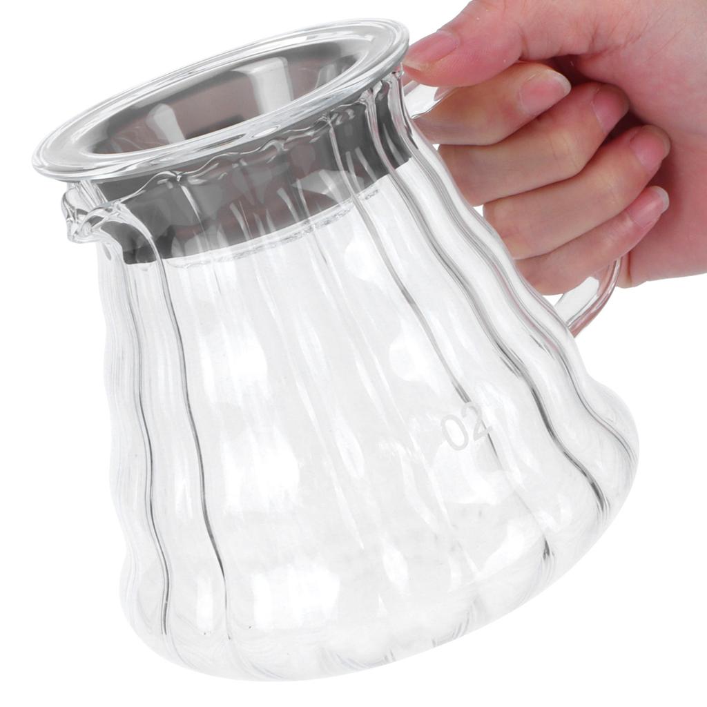 Coffee Pot High Borosilicate Glass Coffee Maker Kettle Teapot Supply for Home Office500ml