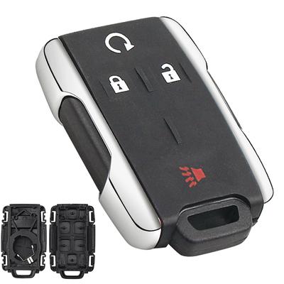 4 Button Replacement Keyless Entry Remote Key Fob Shell Case For GMC Sierra Canyon Chevrolet Silverado 1500 2500 3500 Colorado
