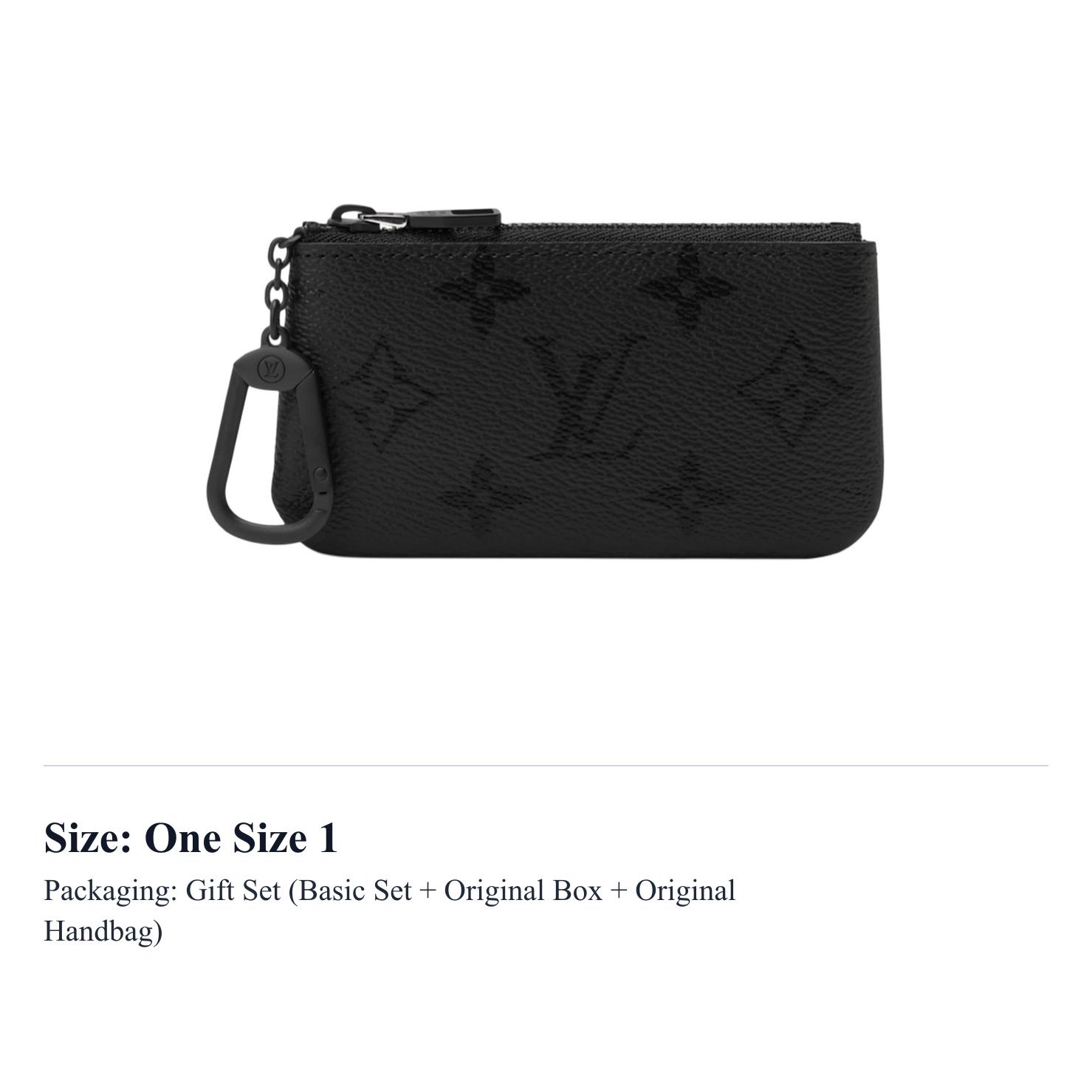 LOUIS VUITTON Key Pouch Monogram Midnight