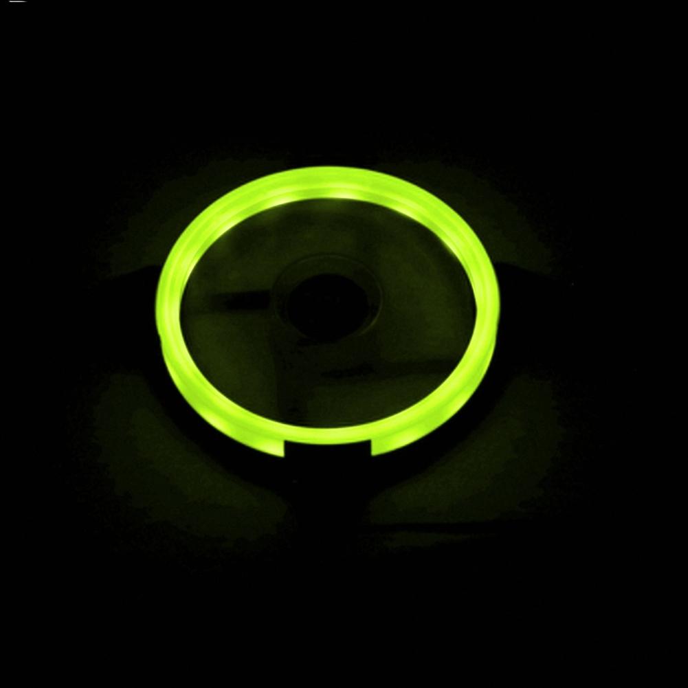 FANRS18 12V DC 120mm LED Ventilátor do skříně s dvojitým otvorem a více rozhraní pro chlazení (Zelená)