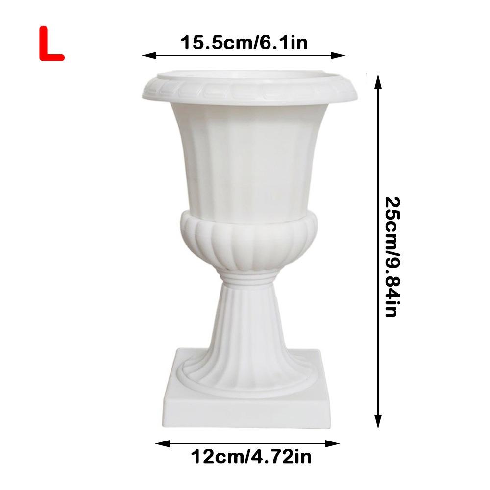 Mini Flowerpot Plastic Standing Succulent Planter Pot Pedestal Style Nordic Style Decorative Vase