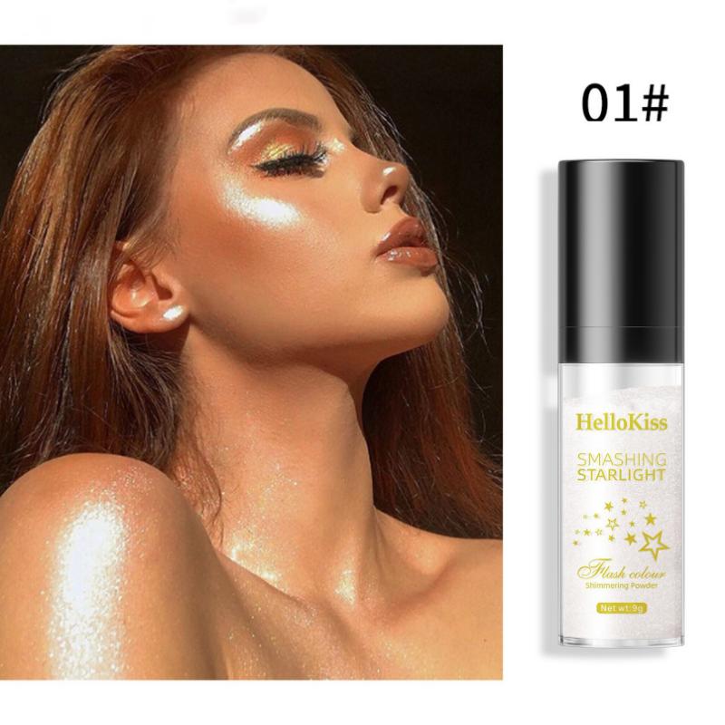 Fairy Highlighter Pat Powder Full Body Highlighter Brightening Natural Three-dimensional Contour Blush Makeup