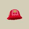 2023 Autumn New Crochet Korean Handmade Bucket Hat Women Weaving Knitted Hat Y2k Fashion Flowers Autumn Winter Beanies Basin Cap
