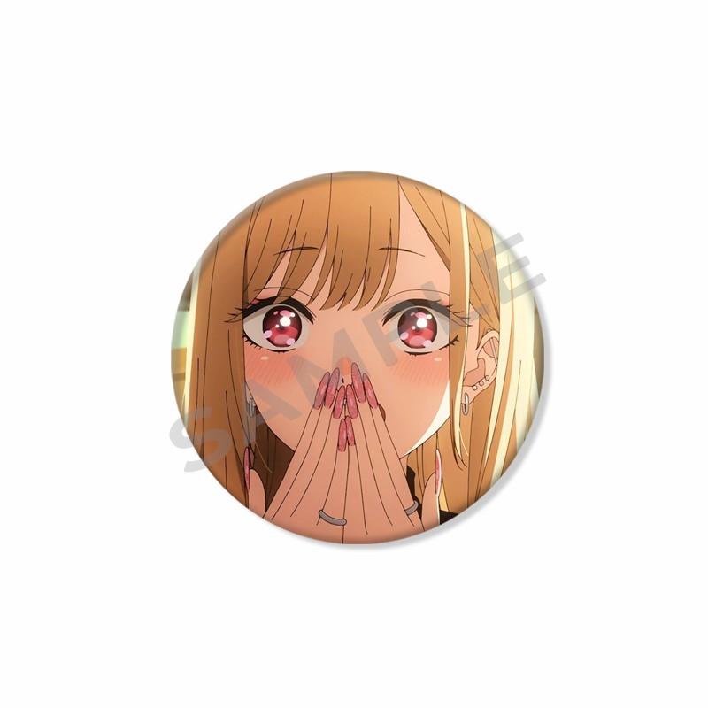 My Dress-Up Darling Anime Brooch Pin Kawaii Cartoon Figure Marin Kitagawa Badge Bag Hat Accessories Animation Peripheral Gifts