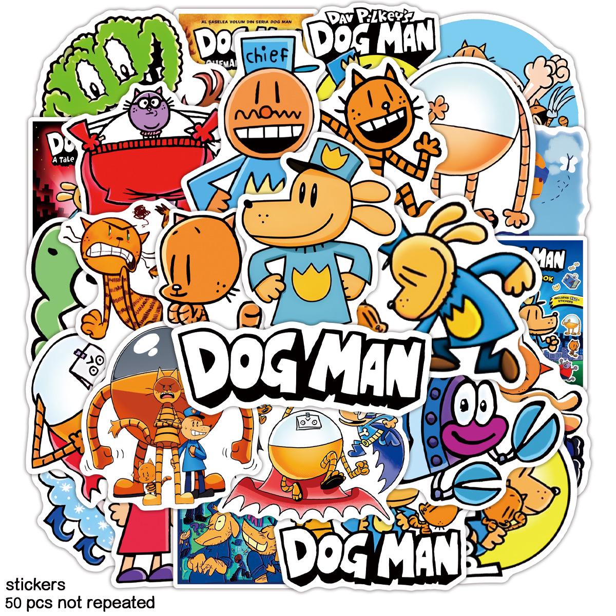 

50 Waterproof Detective Dog Stickers for Kids Phones, Water Bottles, and Journals 4-8 CM