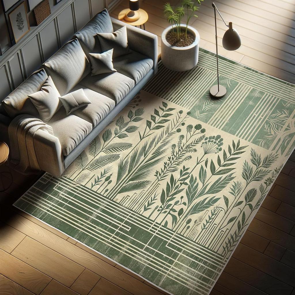 Dinosaur Decorative Rug,Jurassic Scenario Cartoon Animals in Wilderness Cloudy Sunrise Back, Quality Carpet for Bedroom Dorm and