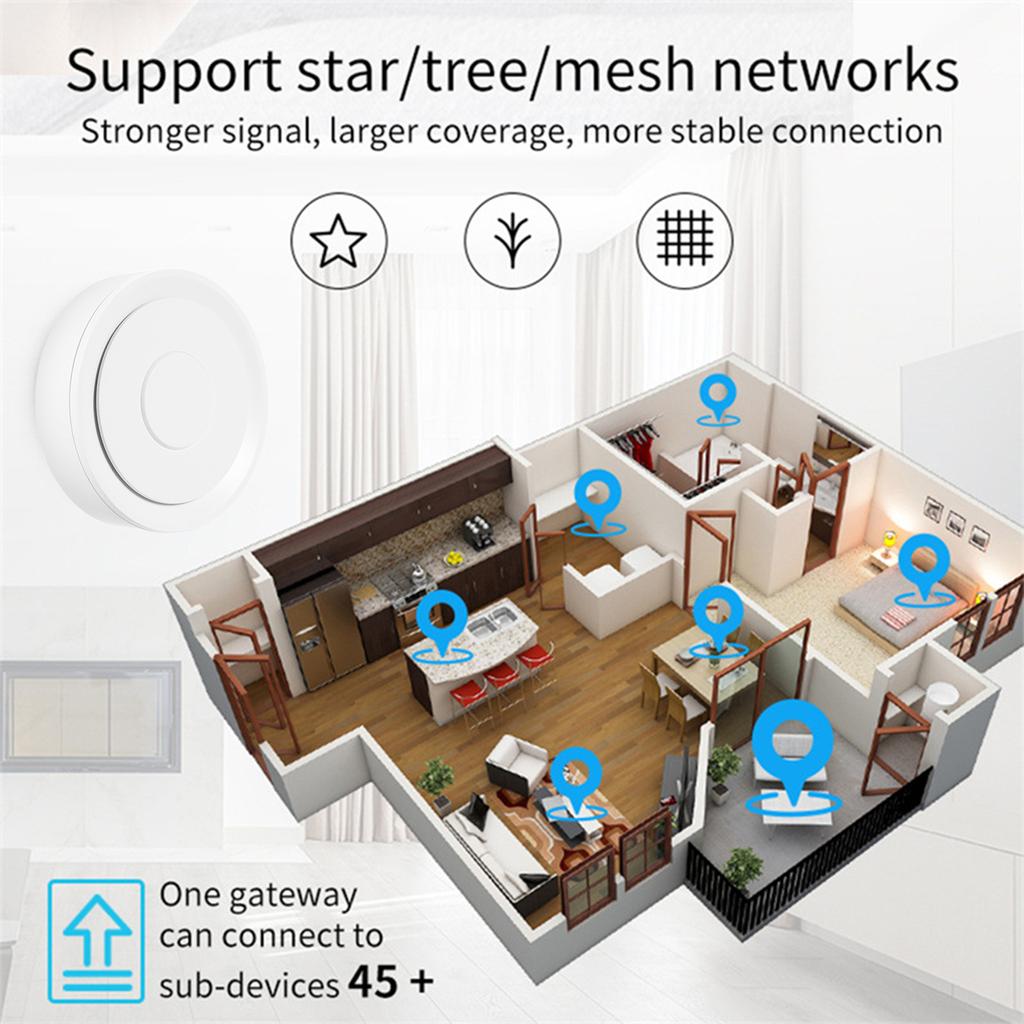 Smart Gateway ZigBee 3.0 Intelligent Home ZigBee Central Hub Smart Life APP Control Voice Control