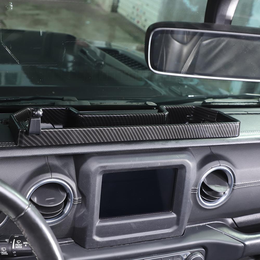 Dash Phone Holder Dashboard Cellphone Mount Storage Tray For Wrangler JL 2021+