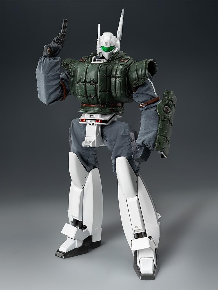 Mobile Police Patlabor 2 the Movie Ingram Unit 1 with Reactive Scale and Zinc Alloy Painted Action Figure Robo-Dou Armor, 1/35 ABS, PVC, POM,
