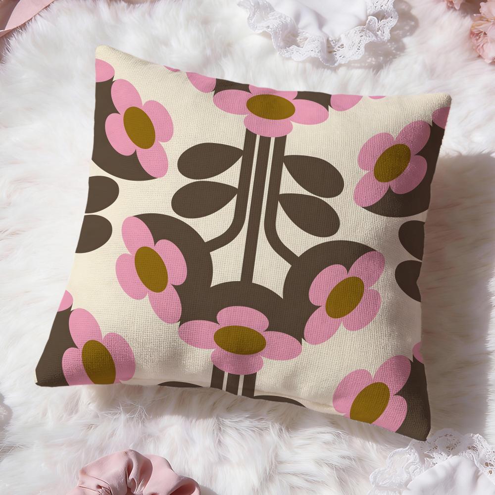 Federa Cuscino Estetica O-Orla Kiely Comfort Premium Reversibile - Design Due in Uno per Qualsiasi Stanza e Interno Auto