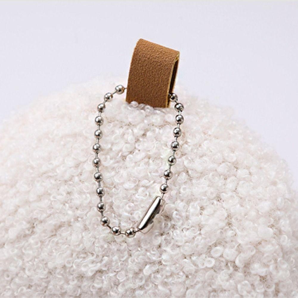 Pendant Small Makeup Bag Bear Earphone Bag Fashion Plush Coin Purse Keychain  Daily