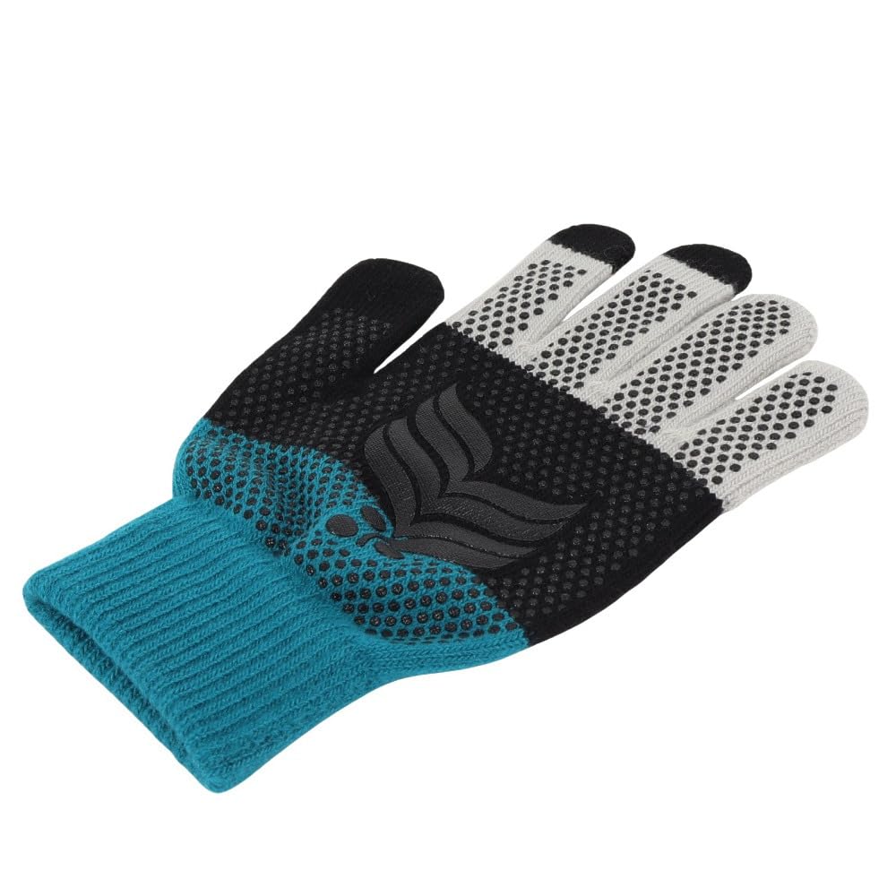 Athleta Field Knit Gloves F 05328 F.SAX (49)