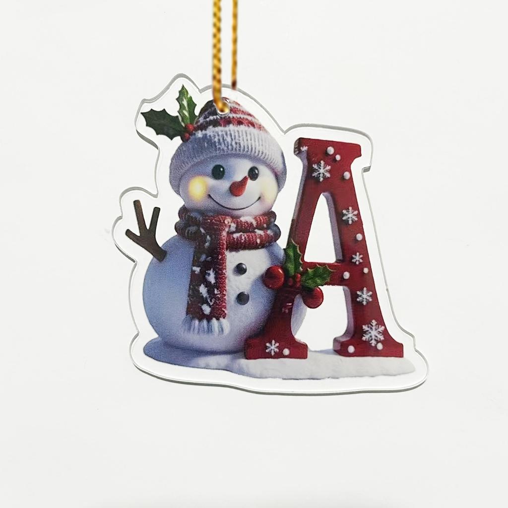 Christmas Decoration Pendant Christmas Tree Tag Theme Party Crafts Ornament