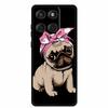 For Motorola G67 Power 5G 2025 Case Shockproof Soft Black Silicone Cute Cat Coque For Moto G67 Power Case 6.7" Cartoon Bumper