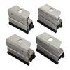 Stainless Steel 4Pcs Roof Rack Brackets for Vans Easy Installation Kit