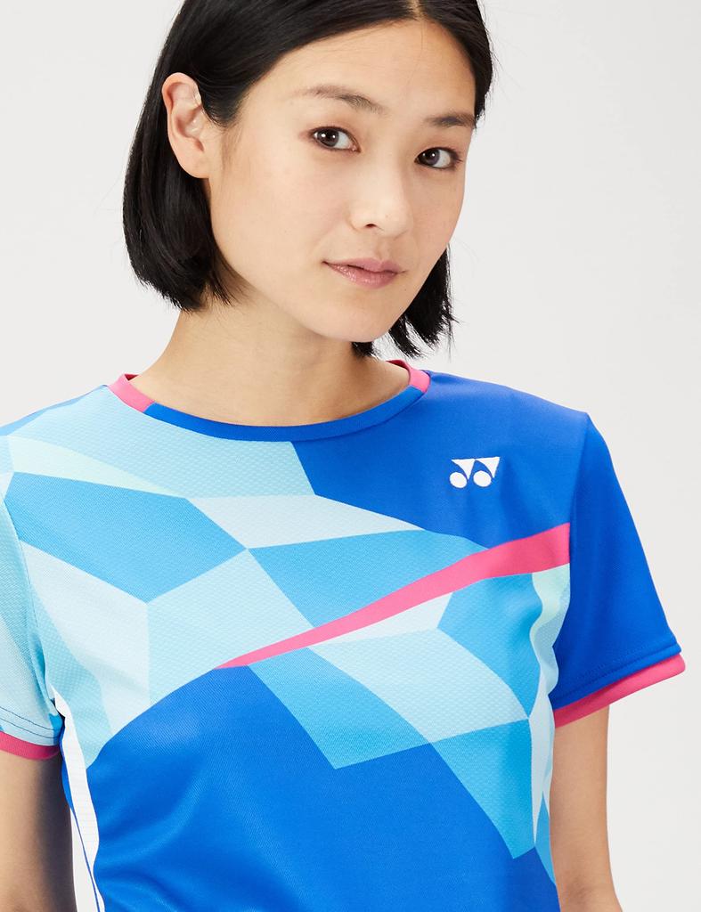 Yonex Short Sleeve Game Blast Blue Size M Women's Shirt, (786),