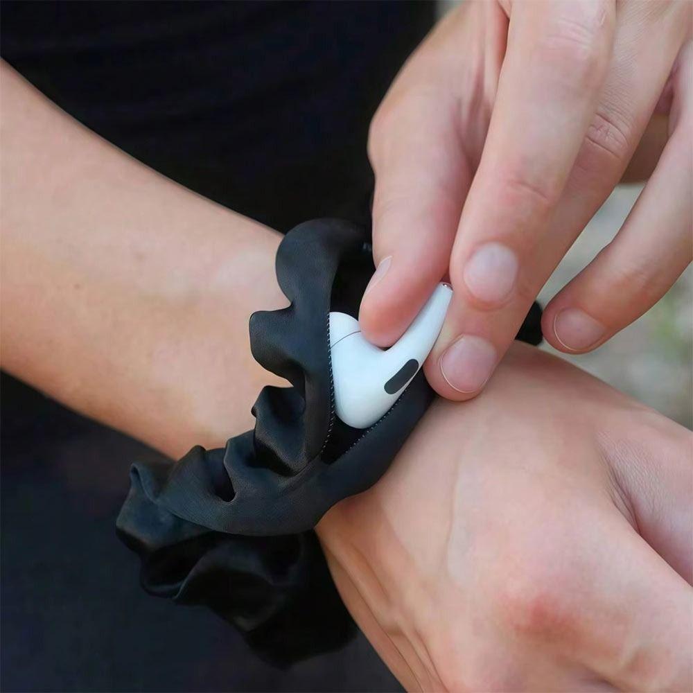 Anti-Theft Hair Tie Soft Fabric Elastic Hair Band INS Scrunchie  Gift