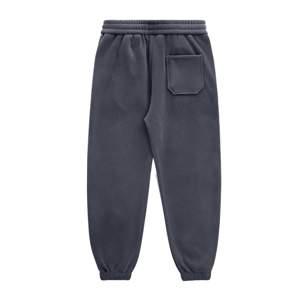 Men's Solid-color Casual Double-sided Fleece Warm Drawstring Pants