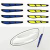 4Pcs Car Door Edges Rearview Mirror Guard Strip Protector Anti-collision waterproof Car Stickers Car Accessories Exterior