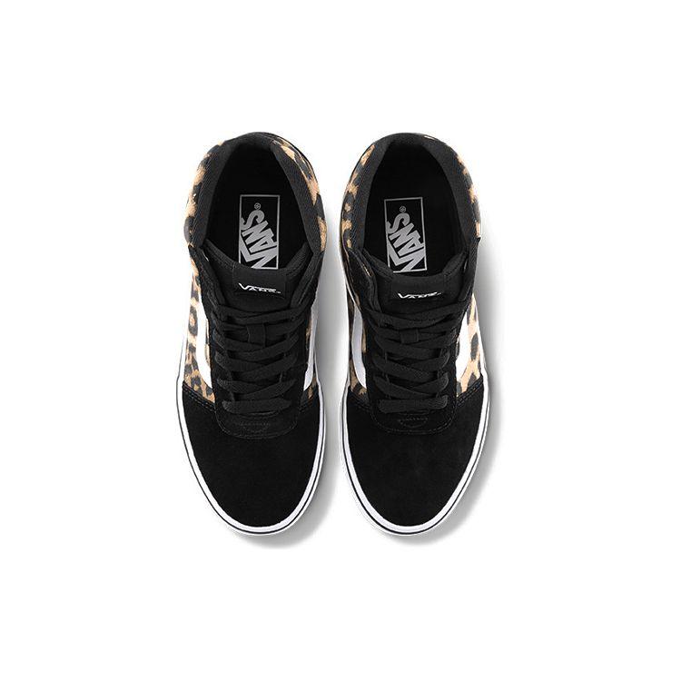 Vans Ward Hi Slip Resistant High Top Skate Shoes Women Sneakers Black Brown VN0A3IUO2AP