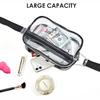 Transparent Fanny Pack Men's and Women's Stadium Belts Adjustable Shoulder Straps Travel Straps Hang Bag Storage Small Bag