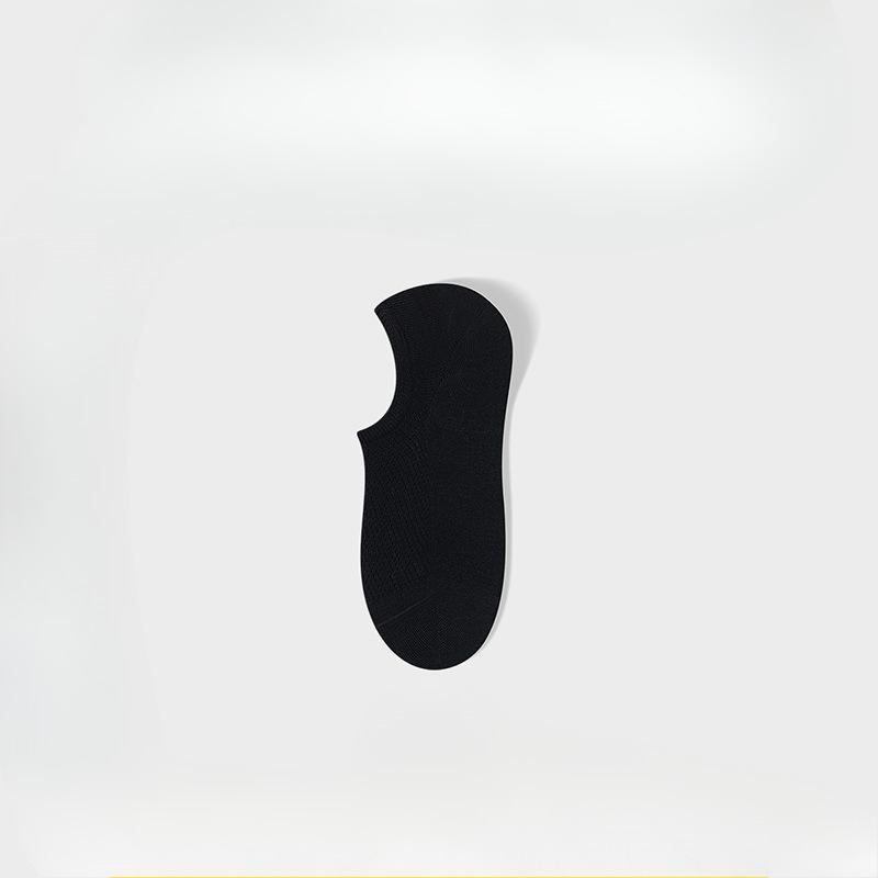 Short Socks - Pure Cotton Summer Lightweight Short Tube Socks with Breathable Mesh, Anti-slip and Invisible Design - Boat Socks
