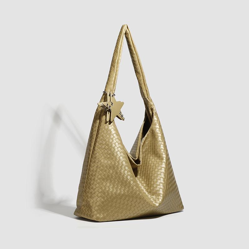 Lazy Bag Nische Abwasserbeutel gewebter Kapazitätsbeutel handdesignt neu Unterarm 2025 großvolumiger Eimerhalter