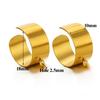 10pcs Stainless Steel Gold Adjustable Open Rings for Jewelry Making with Jump Ring Settings DIY Hip-hop Accessories Supplies