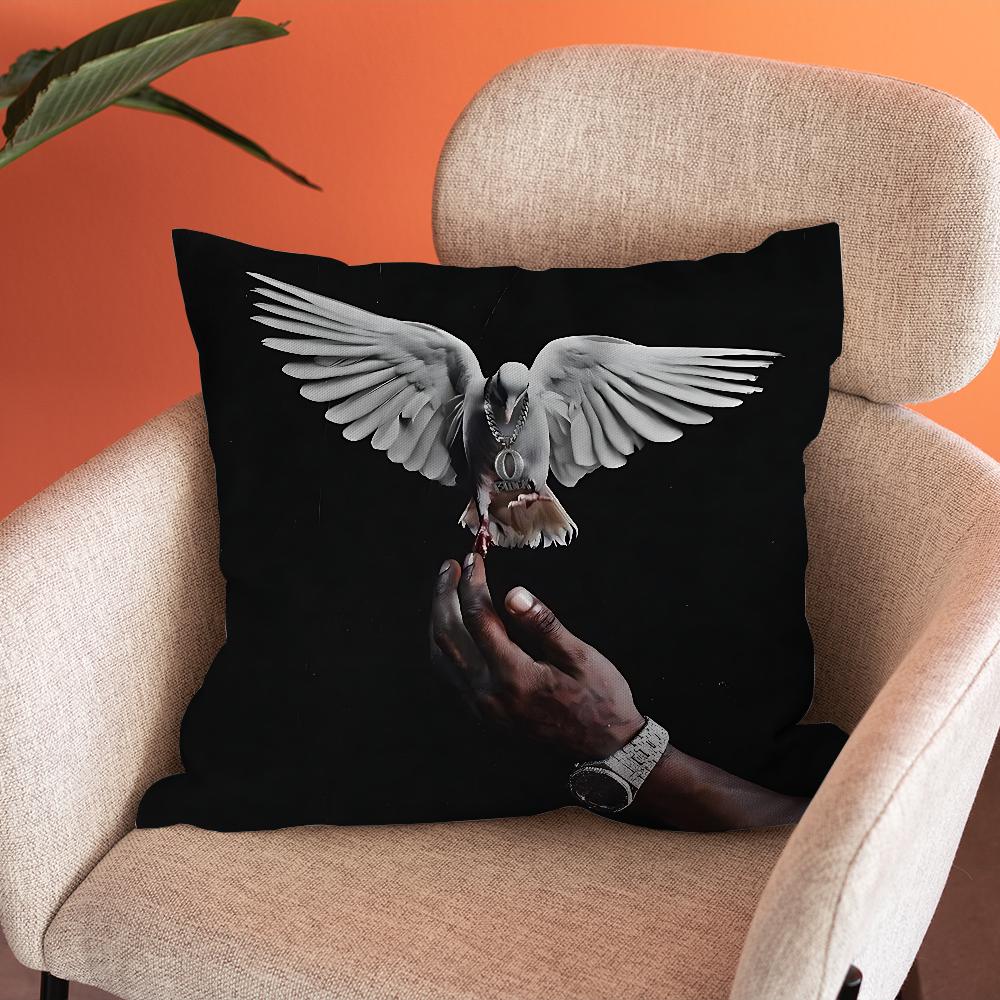Rapper K-King V-Vons Pillow Case Soft Cushion Cases for Farmhouse Sofa Decor Home Decorations and Protector Pillow Case