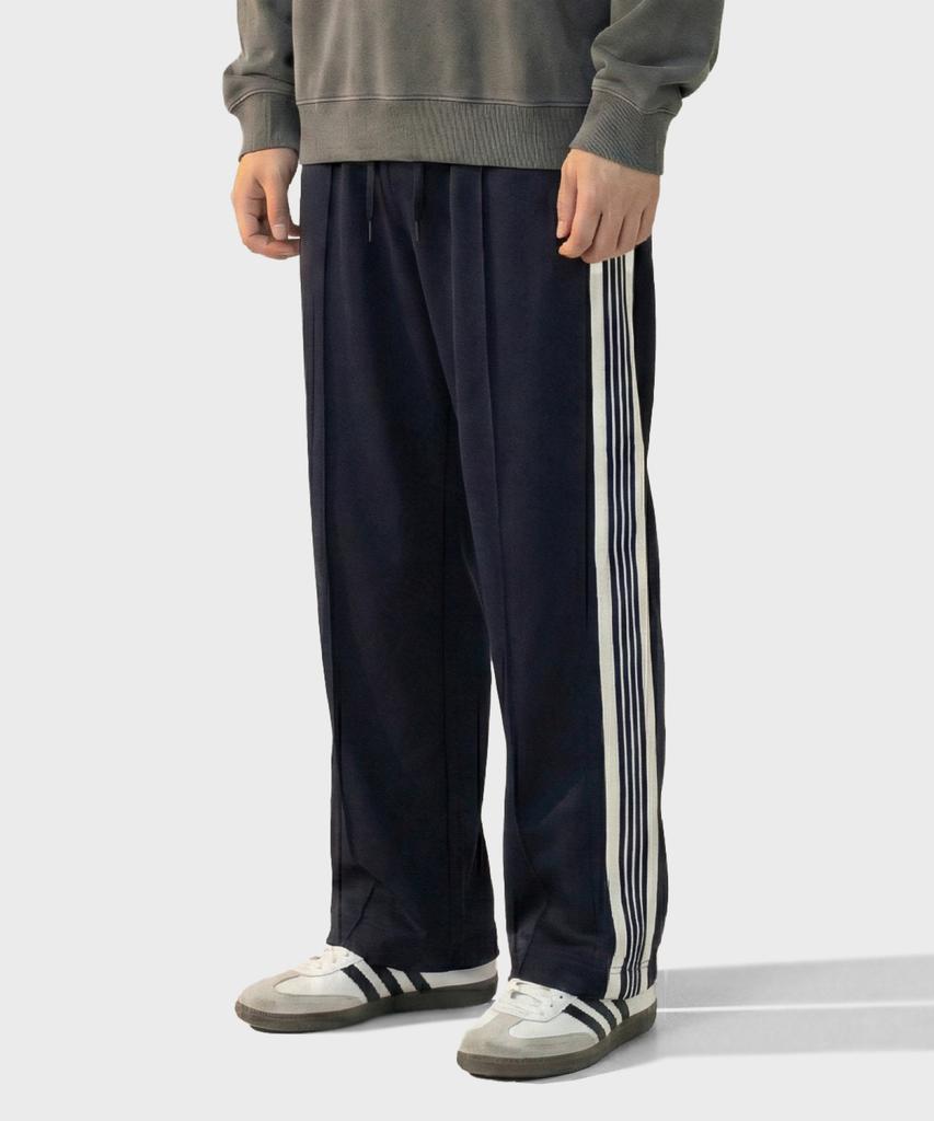 LAB12 Sideline Razor Wide Track Pants (Navy)