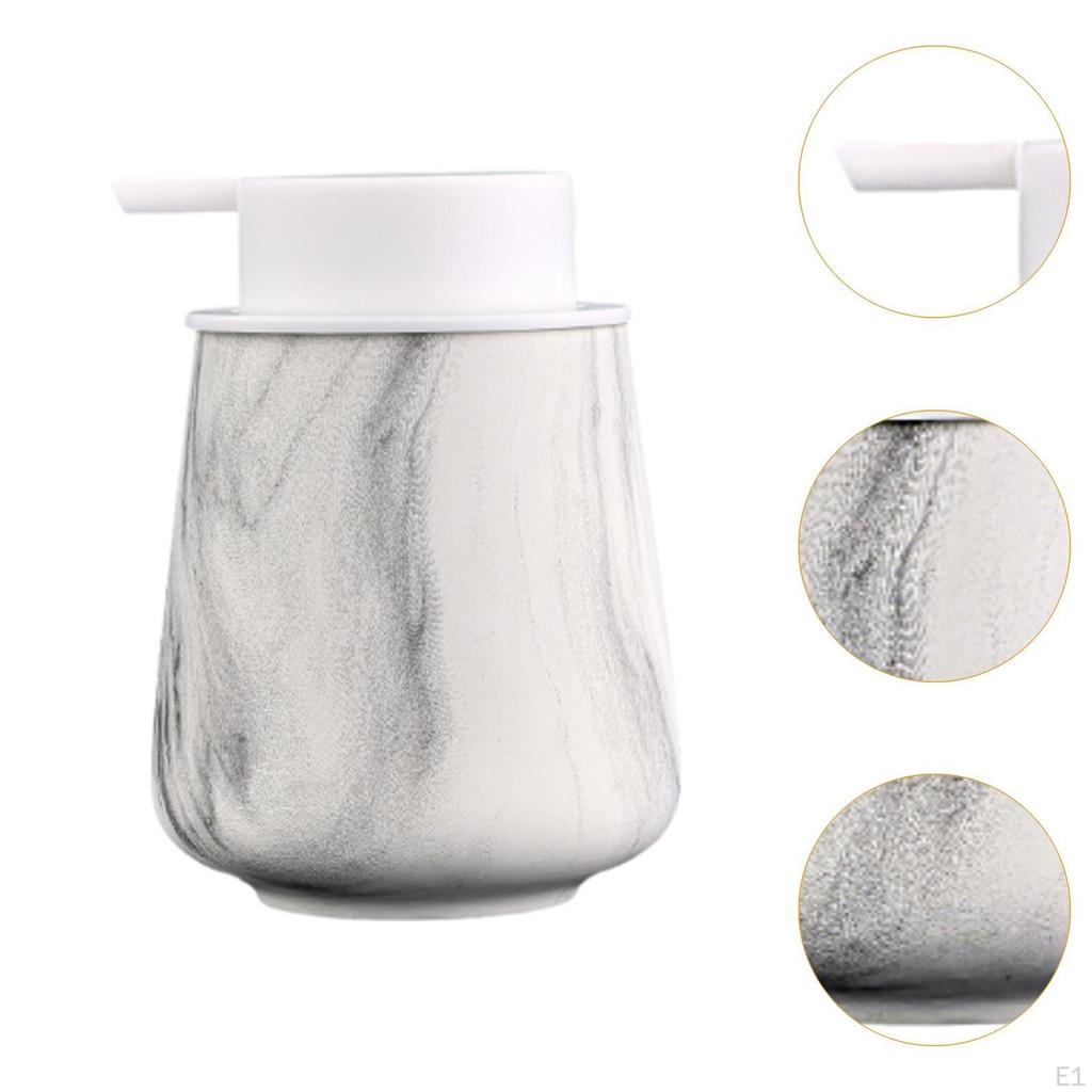 Ceramiczny Dozownik do Mydła Butelka na Balsam Przenośna Pompka do Łazienki
