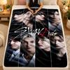 Flannel BlanketStray Kids Warm Soft Throw Blanket for Indoor Sofa Bed Living Room Use