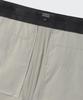 Musinsa Standard Cool Touch Hidden Banding Half Slacks [Dusty Cream]