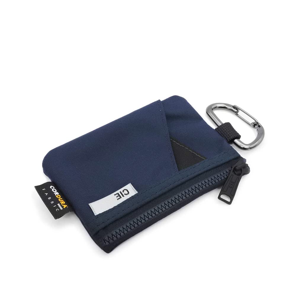 

CIE SLANT COINCASE Slant Coin Case Compact Coin Purse Cordura PVC Portable Waterproof Durable Wallet Mini Wallet Coin Case Navy [Nakota] Men s Women s