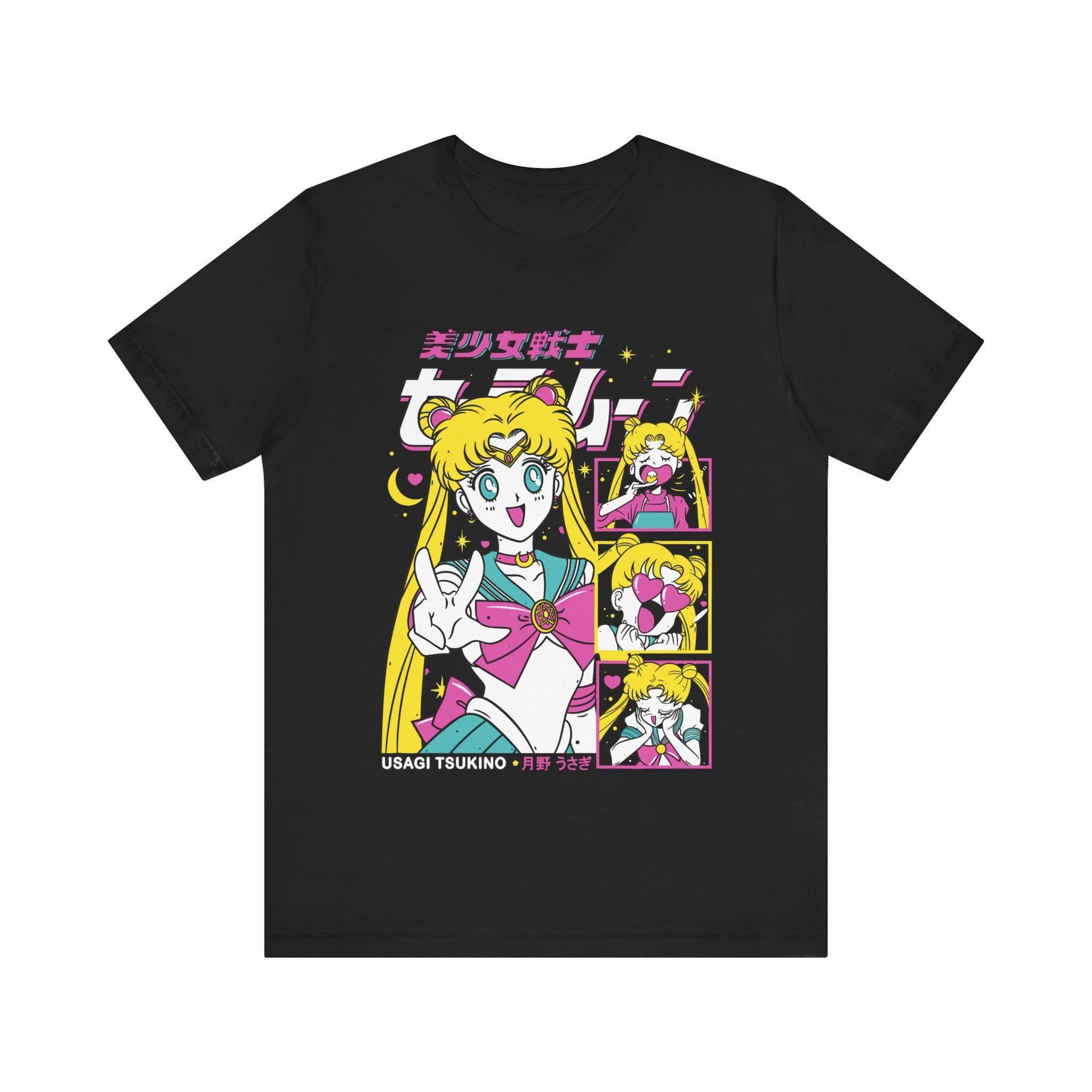 

Sailor Moon Ретро 90-х Аниме Графическая Футболка Летняя Хлопковая Унисекс Женская Футболка Уличная Одежда Повседневный Тренд Короткий Рукав Пара Хип-Хоп Топ 4XL