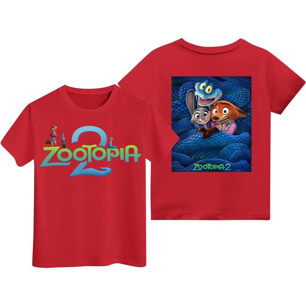 Children's Casual Fashion Cartoon Print Short-sleeved T-shirt Top