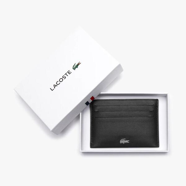 

Lacoste Nh1346f54g Fitzgerald Metal Logo Cowhide Card Holder 000 Black Js