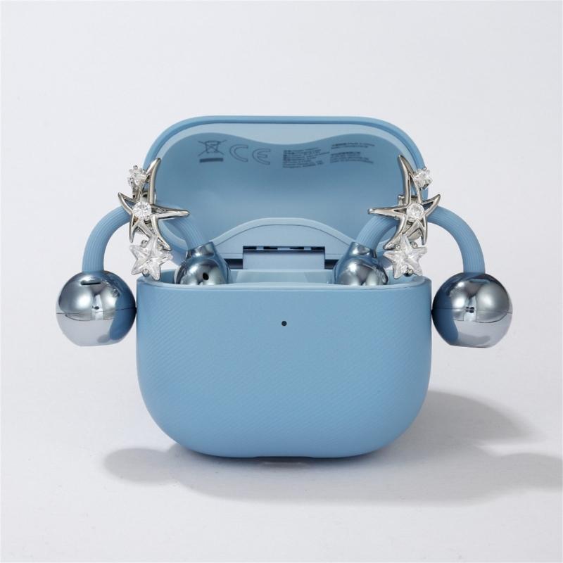 1 Pair Elegant Star Shaped Ear Jewelry Add On Earphone Clip Ornaments For Freeclip 1 2 Hearing Device